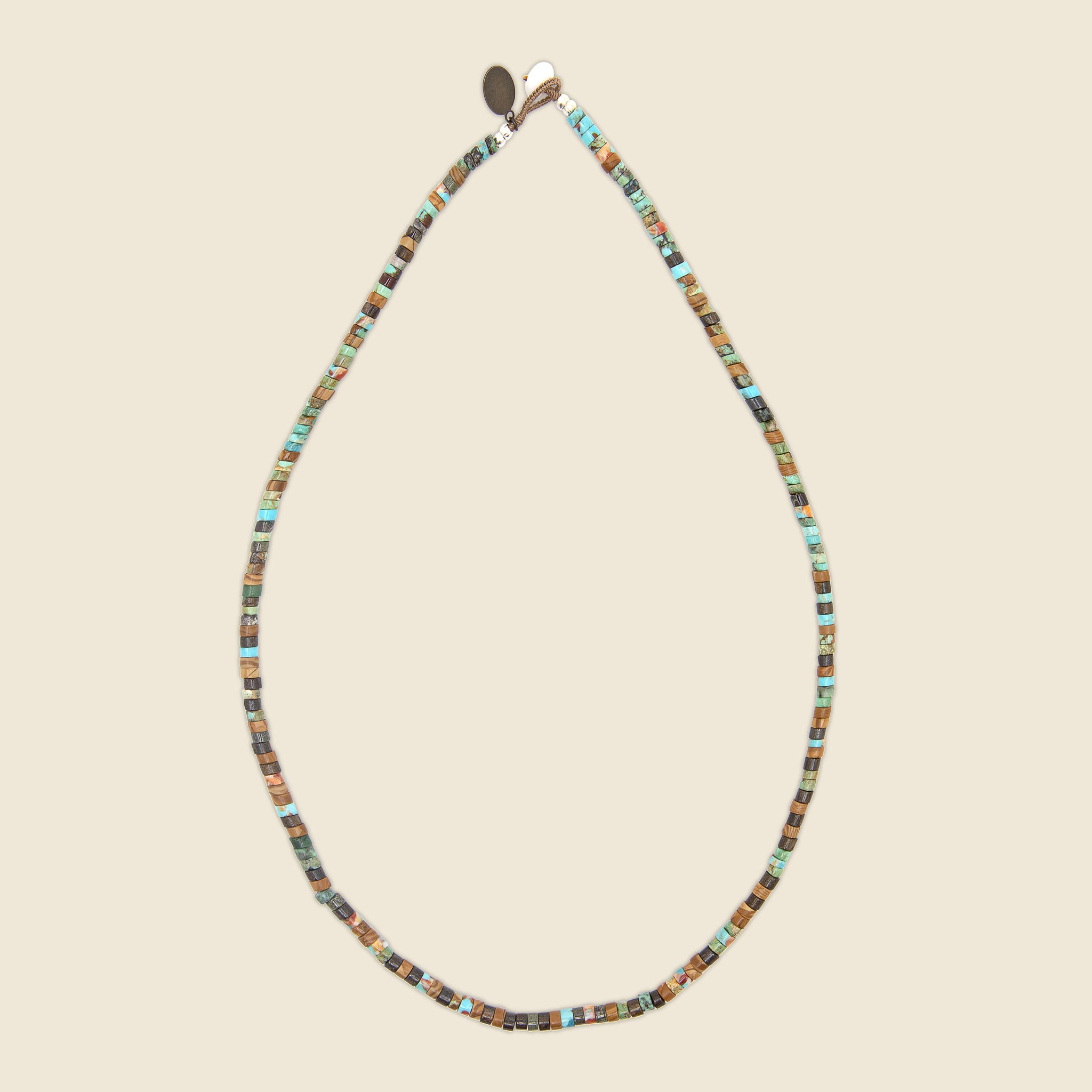 Heishi Beads Necklace - Turquoise Mix - Mikia - STAG Provisions - Accessories - Necklaces