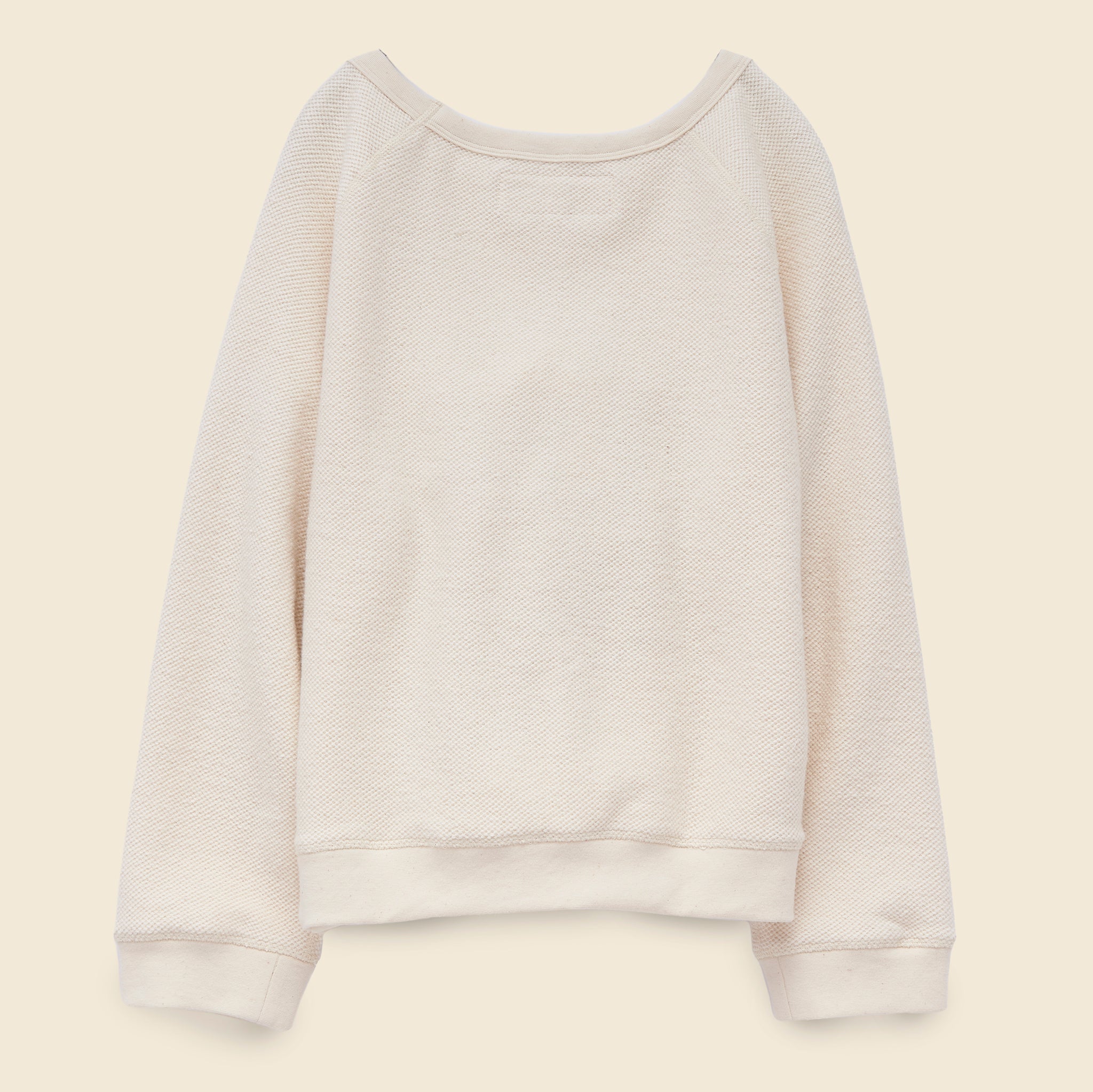 
                          Cloud Crewneck - Natural - Mollusk - STAG Provisions - W - Tops - L/S Fleece
                        