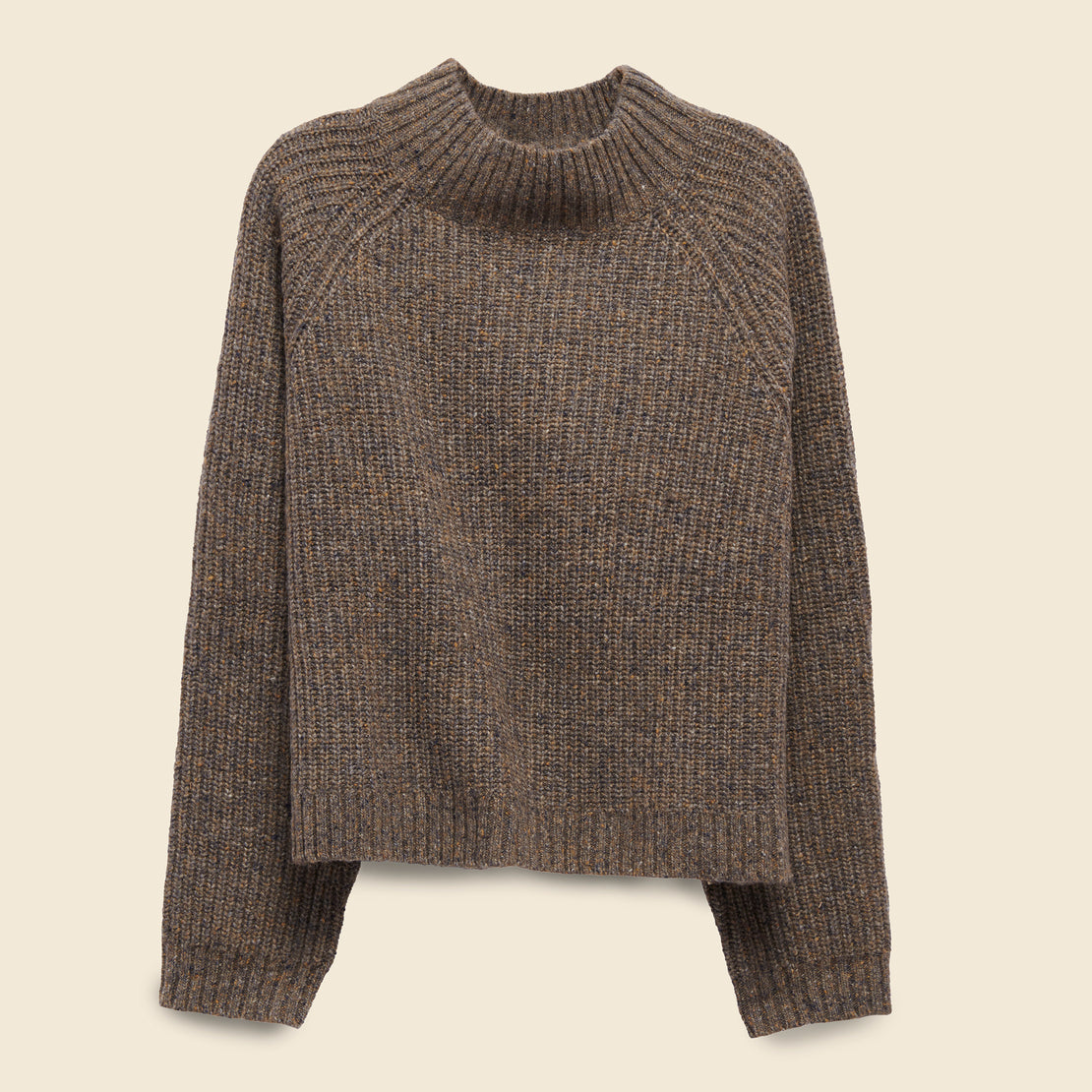 Mollusk Teddy Donegal Sweater - Moon Stone