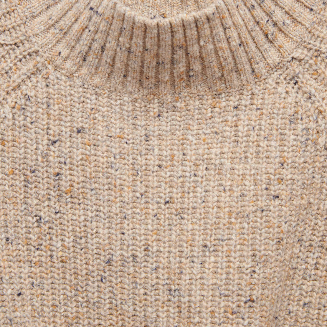 Teddy Donegal Sweater - Oatcake - Mollusk - STAG Provisions - W - Tops - Sweater