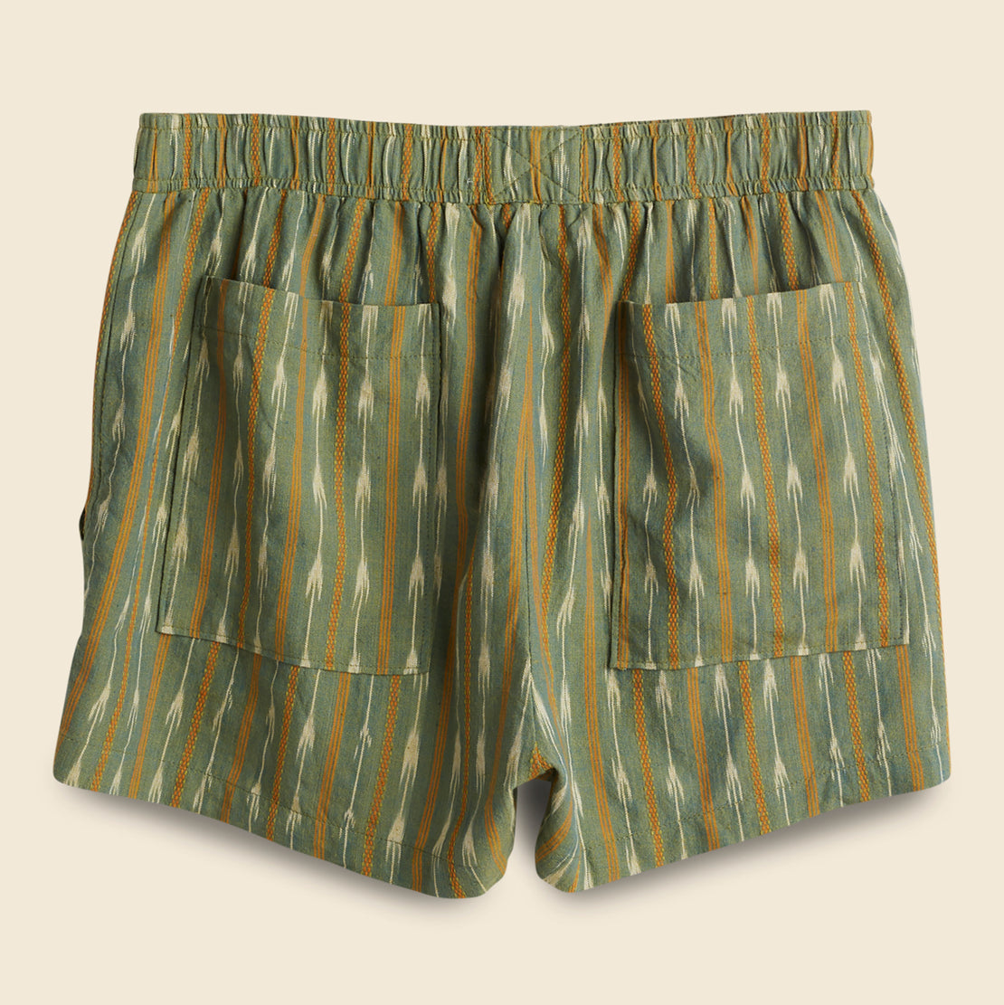 Shell Shorts - Pistachio Ikat - Mollusk - STAG Provisions - W - Shorts - Solid