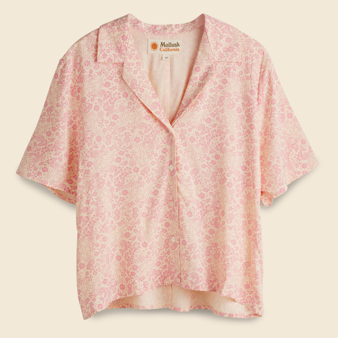 Mollusk Aloha Shirt - Pink Meadow