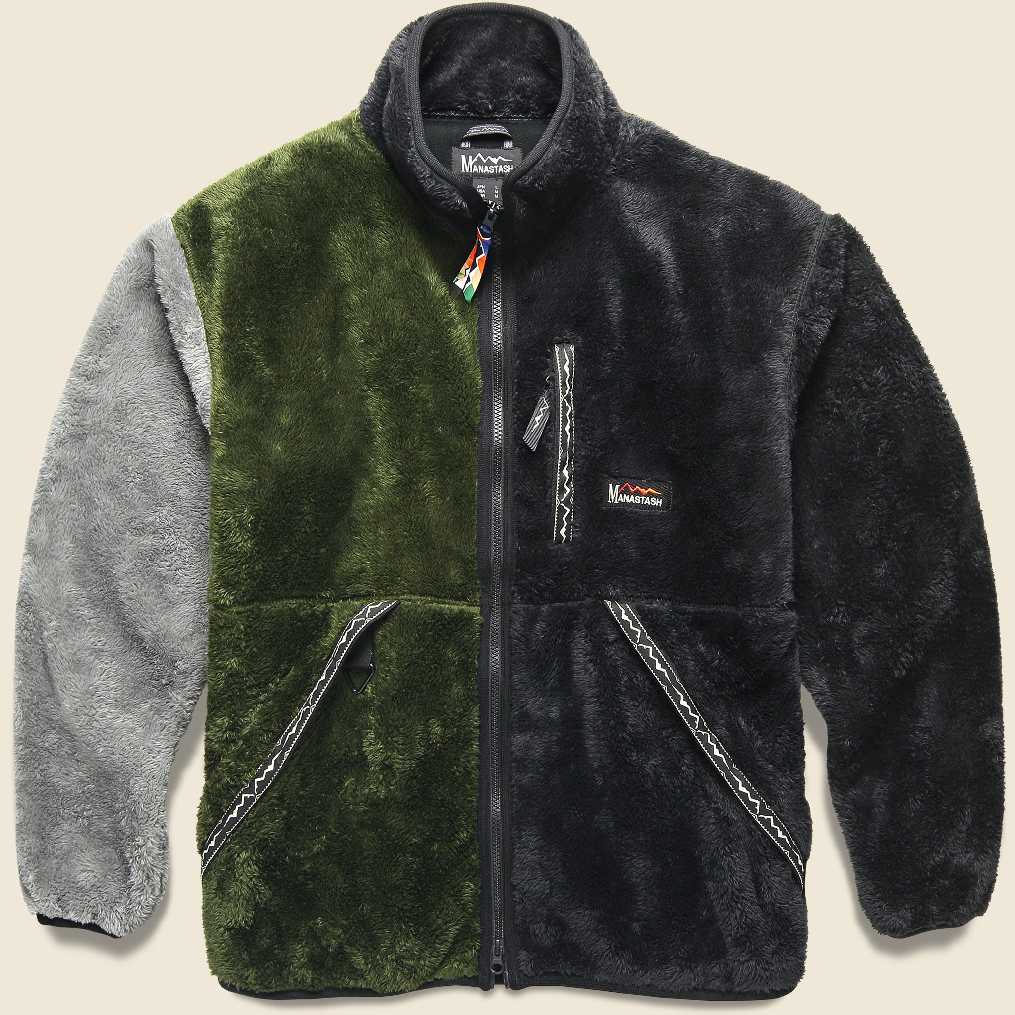 Bigfoot Fleece Jacket - Panel - Manastash - STAG Provisions - Outerwear - Coat / Jacket