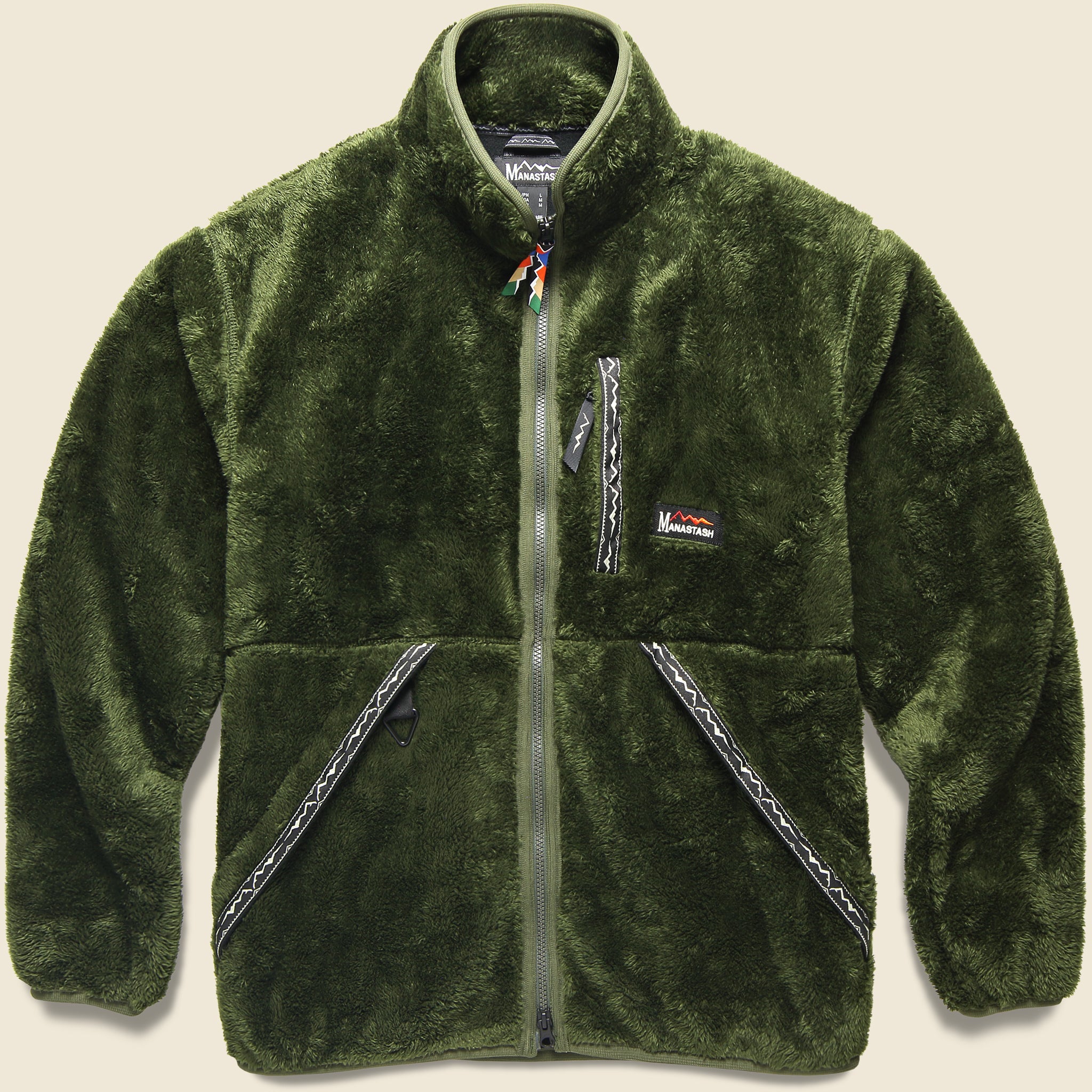 Bigfoot Fleece Jacket - Olive - Manastash - STAG Provisions - Outerwear - Coat / Jacket