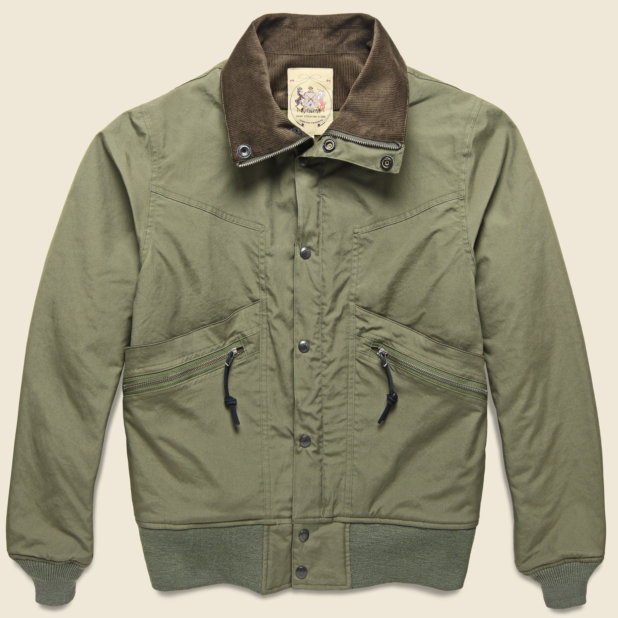Vancloth Short Field Jacket - Olive - Monitaly - STAG Provisions - Outerwear - Coat / Jacket