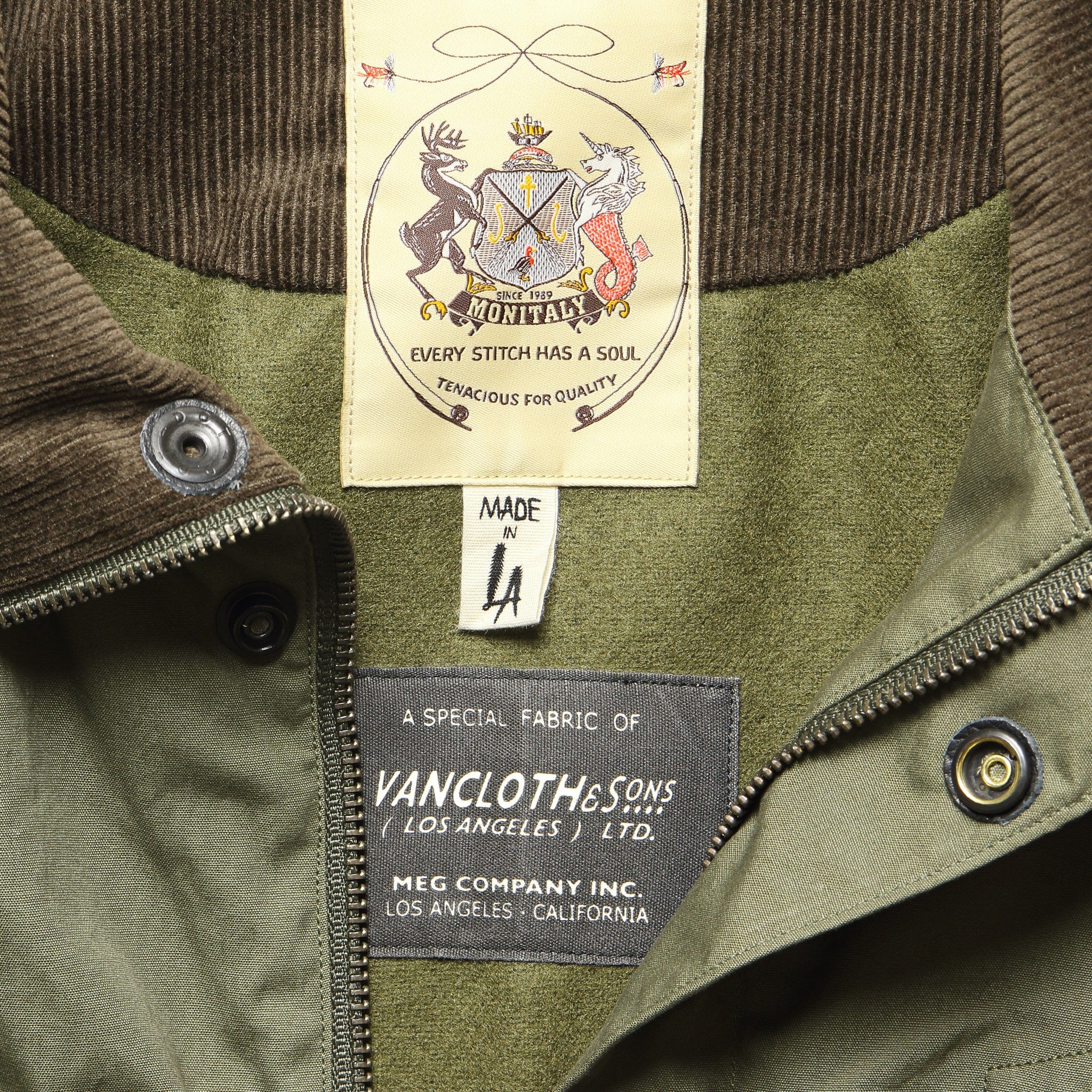 
                          Vancloth Short Field Jacket - Olive - Monitaly - STAG Provisions - Outerwear - Coat / Jacket
                        