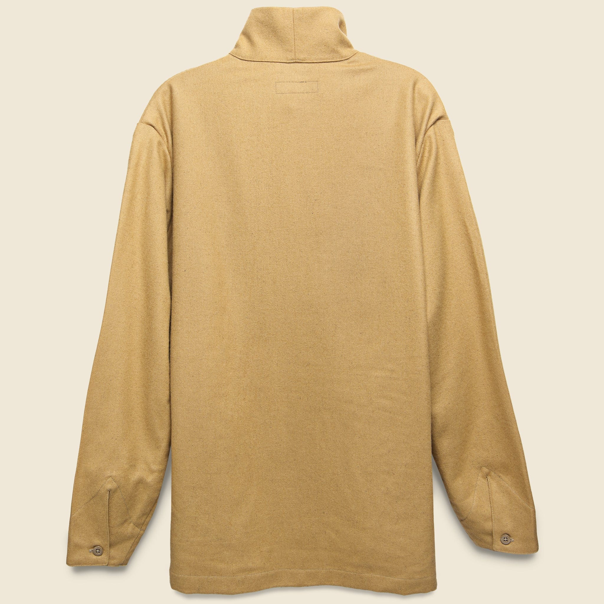 
                          Wool/Flannel Invert Pullover - Camel - Monitaly - STAG Provisions - W - Tops - L/S Woven - Overshirt
                        