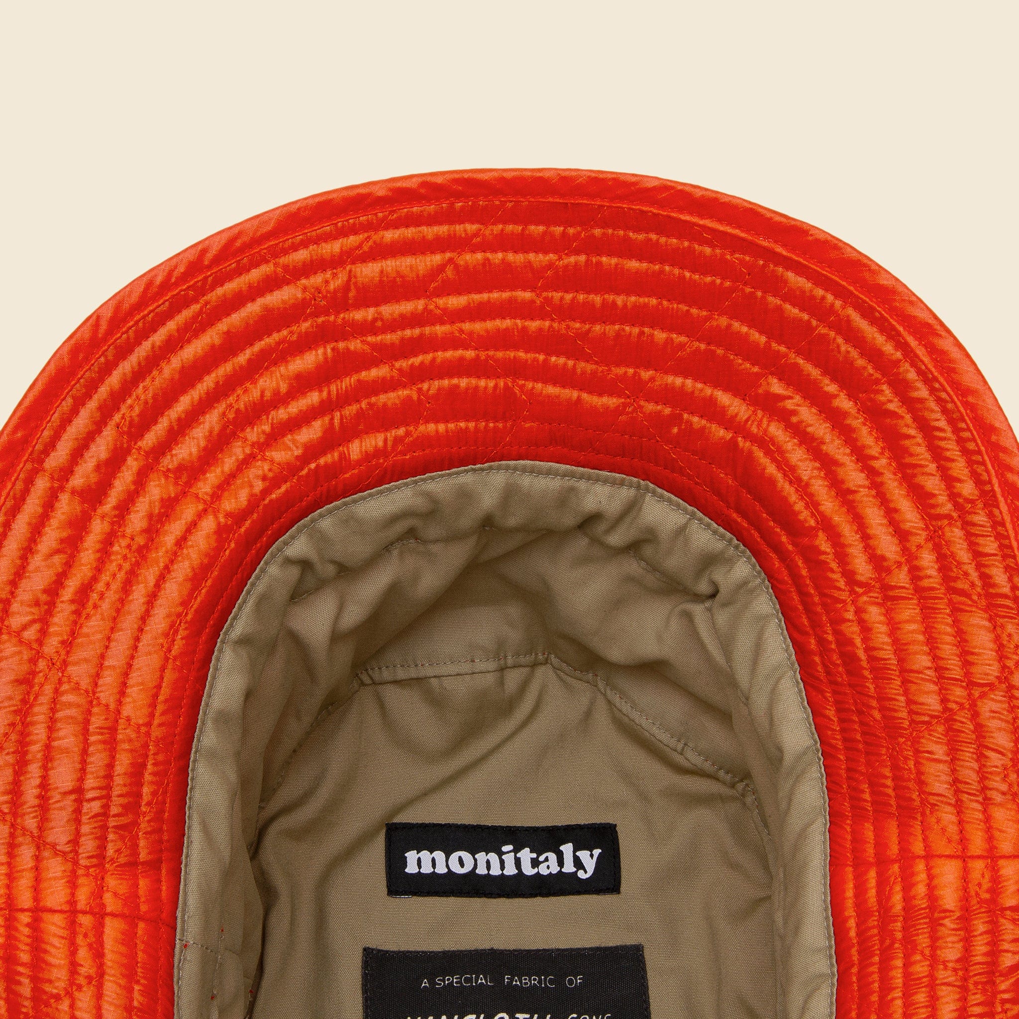 
                          Zigzag Quilted Bucket Hat - Orange - Monitaly - STAG Provisions - Accessories - Hats
                        