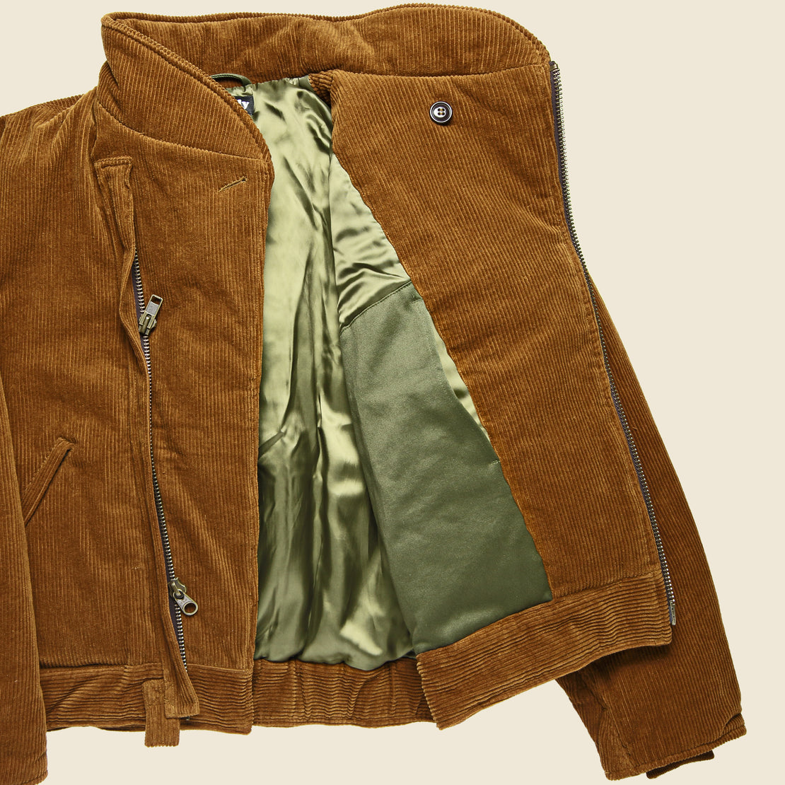 Corduroy Tanker Jacket - Chestnut - Monitaly - STAG Provisions - Outerwear - Coat / Jacket