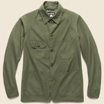 Vancloth Poplin Coverall Jacket - Olive - Monitaly - STAG Provisions - Outerwear - Coat / Jacket