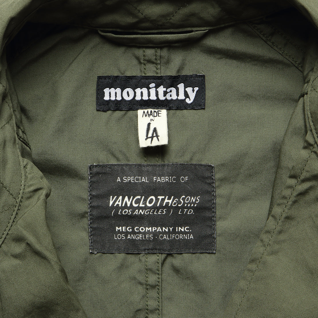 Vancloth Poplin Coverall Jacket - Olive - Monitaly - STAG Provisions - Outerwear - Coat / Jacket