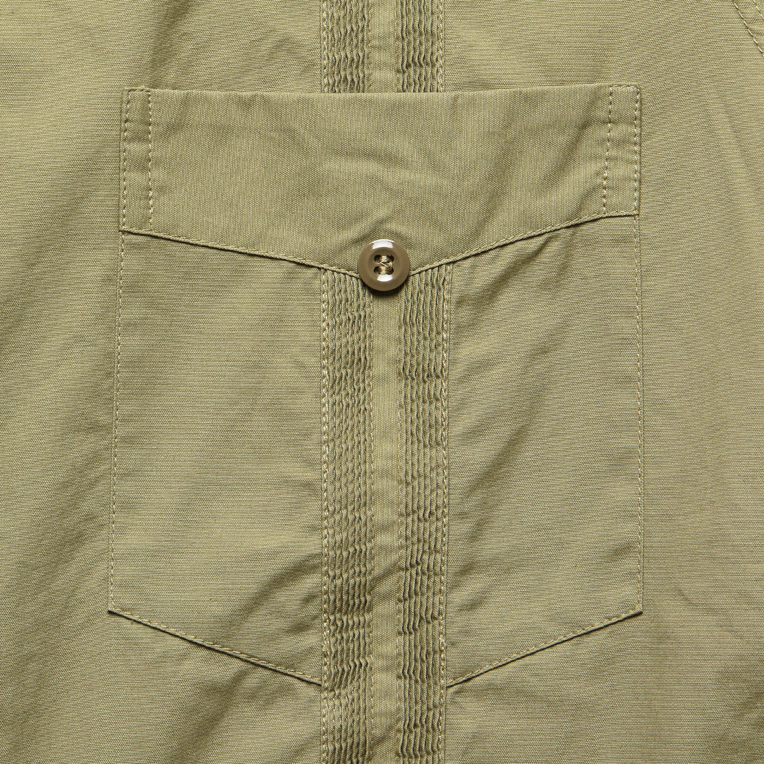 Vancloth Poplin Guayabera Shirt - Khaki - Monitaly - STAG Provisions - Tops - L/S Woven - Solid