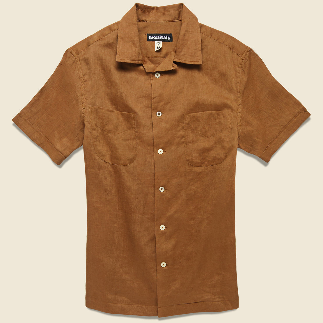 Monitaly Vacation Shirt - Brown