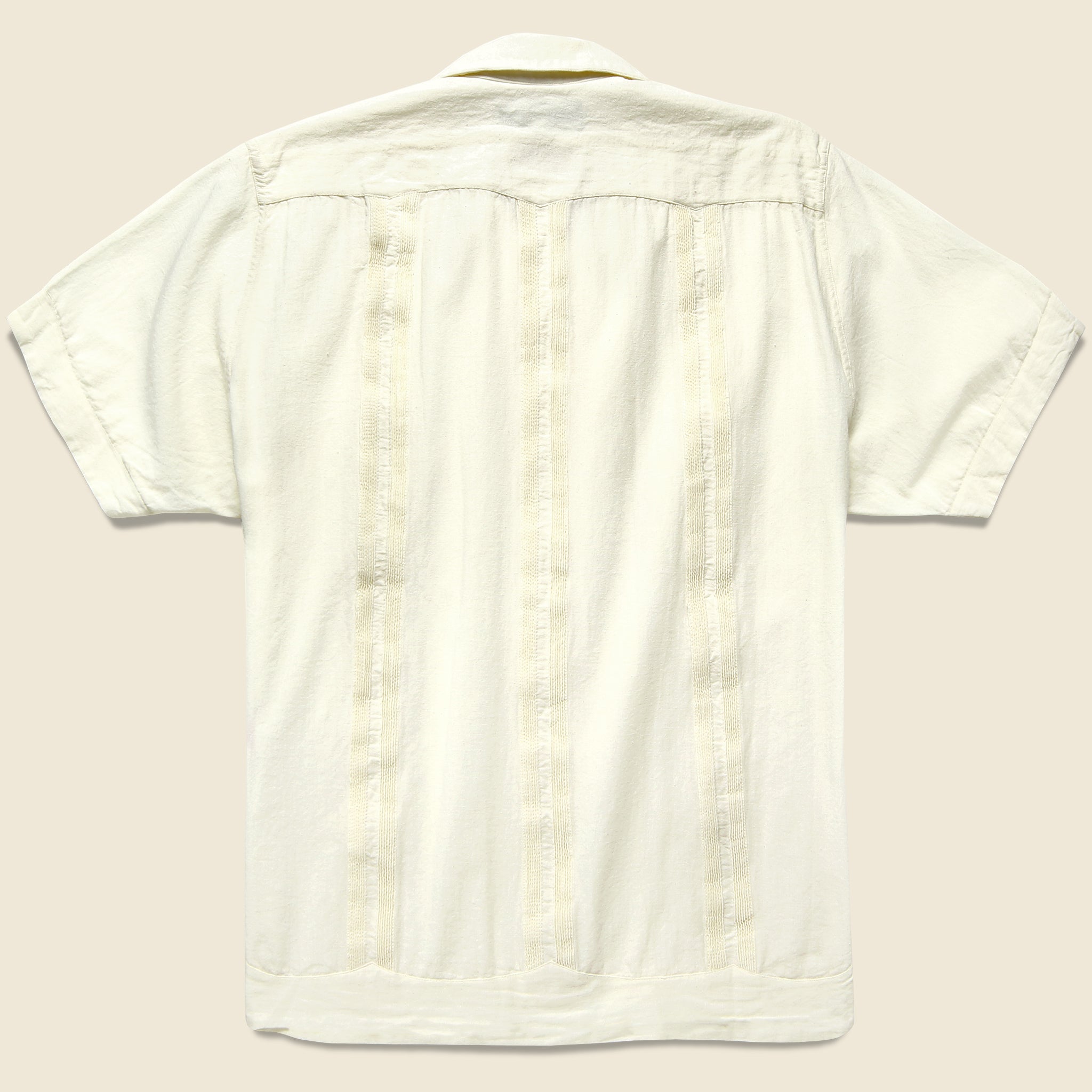 
                          Canul Manta Guayabera Shirt - Natural - Monitaly - STAG Provisions - Tops - S/S Woven - Solid
                        