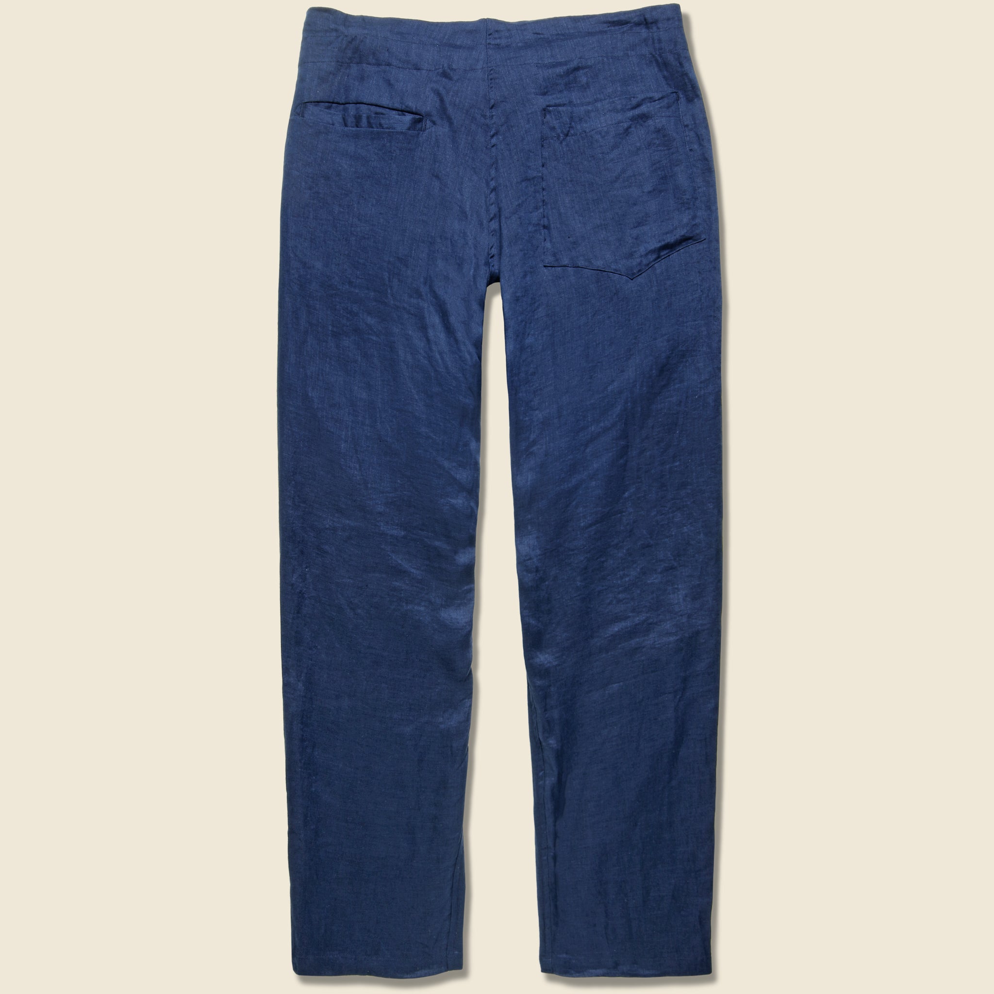 
                          Linen Gathered Waist Pant - Navy - Monitaly - STAG Provisions - W - Pants - Twill
                        