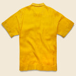 Linen Guayabera Shirt - Yellow - Monitaly - STAG Provisions - Tops - S/S Woven - Solid