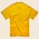Linen Guayabera Shirt - Yellow - Monitaly - STAG Provisions - Tops - S/S Woven - Solid