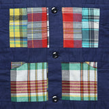 Patchwork Vacation Shirt - Navy Madras - Monitaly - STAG Provisions - Tops - S/S Woven - Other Pattern