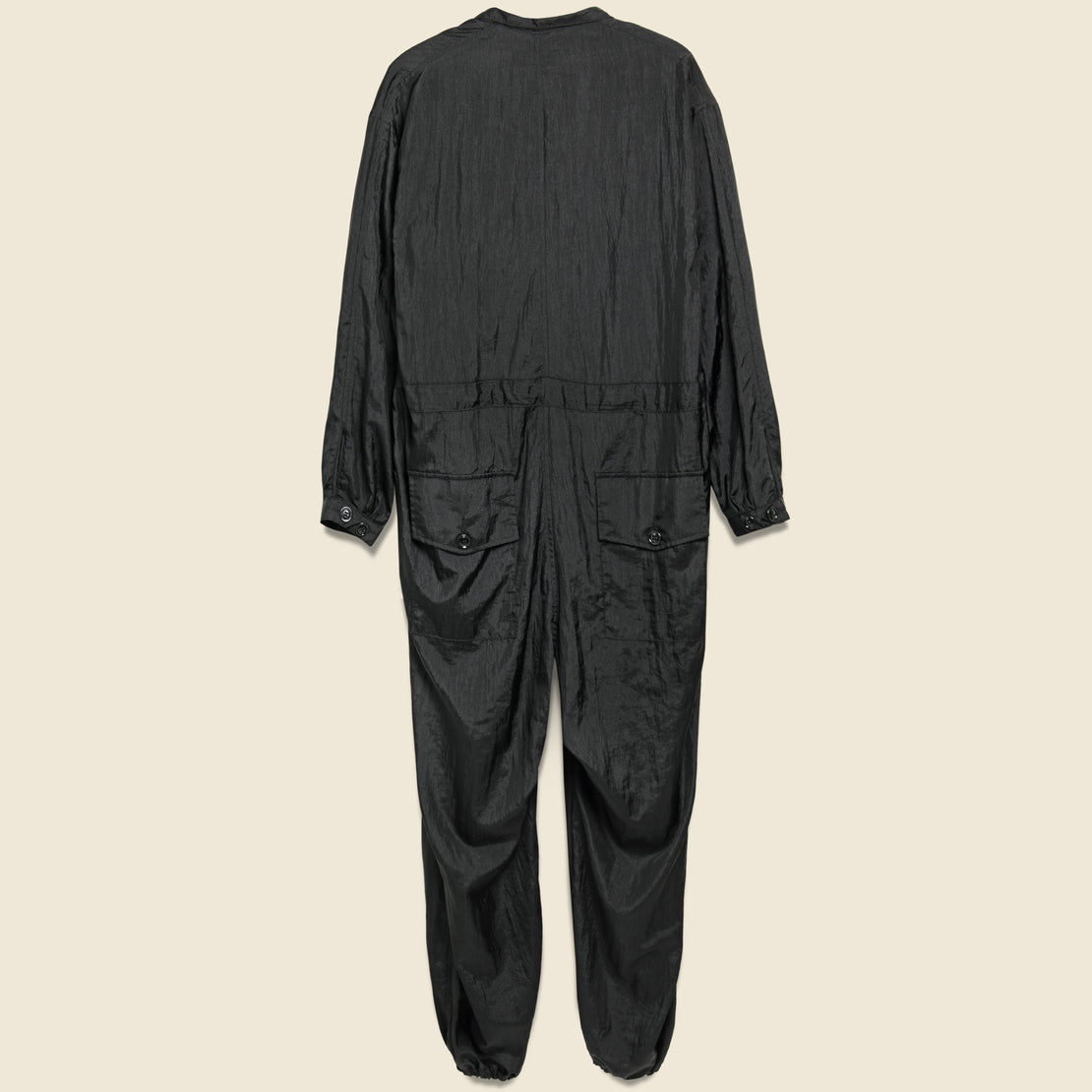 Taslan Nylon Type-D Military Tsunagi Jumpsuit - Black - Monitaly - STAG Provisions - W - Onepiece - Jumpsuit