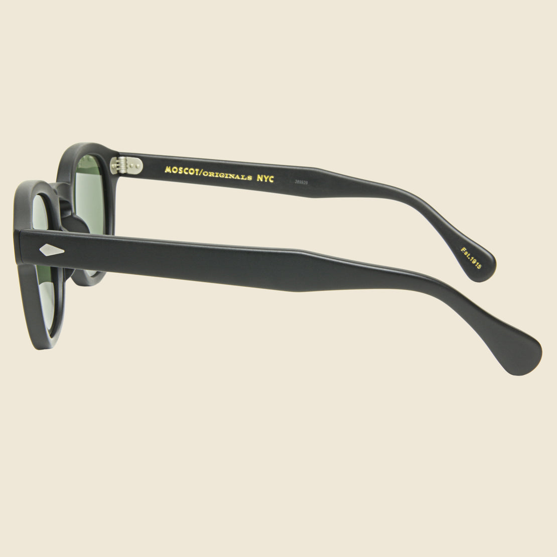 Lemtosh 49mm - Matte Black/G15 - Moscot - STAG Provisions - Accessories - Eyewear