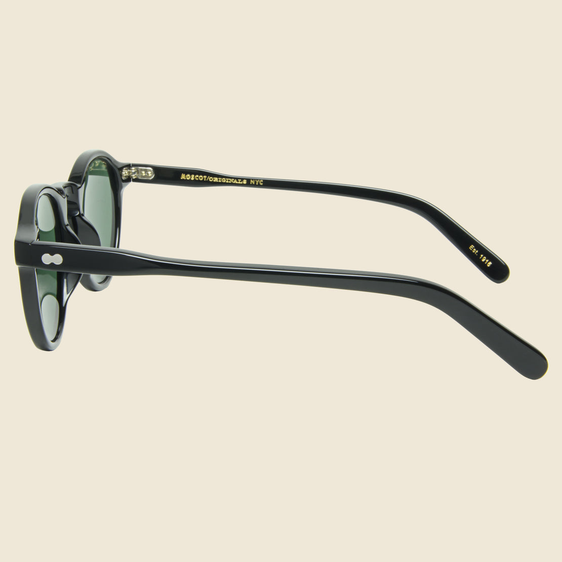 Miltzen 46mm - Black/G15 - Moscot - STAG Provisions - Accessories - Eyewear