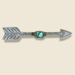 Arrow Pin With Turquoise - MANO - STAG Provisions - Accessories - Pins