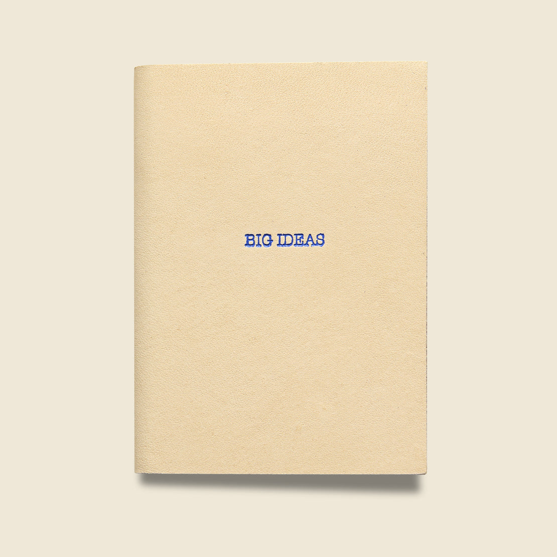Paper Goods "BIG IDEAS" Leather Journal - Natural