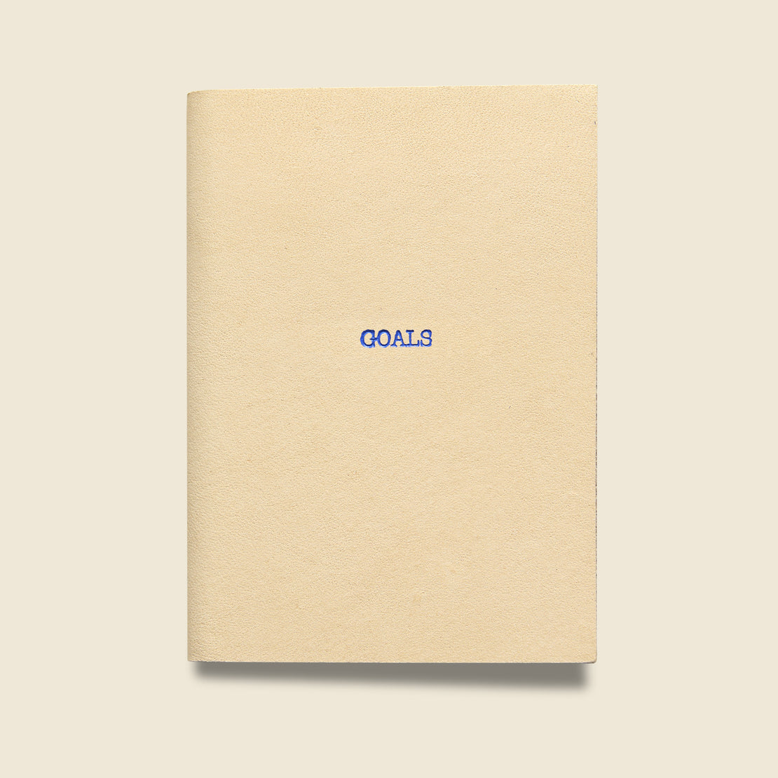 Paper Goods "GOALS" Leather Journal - Natural