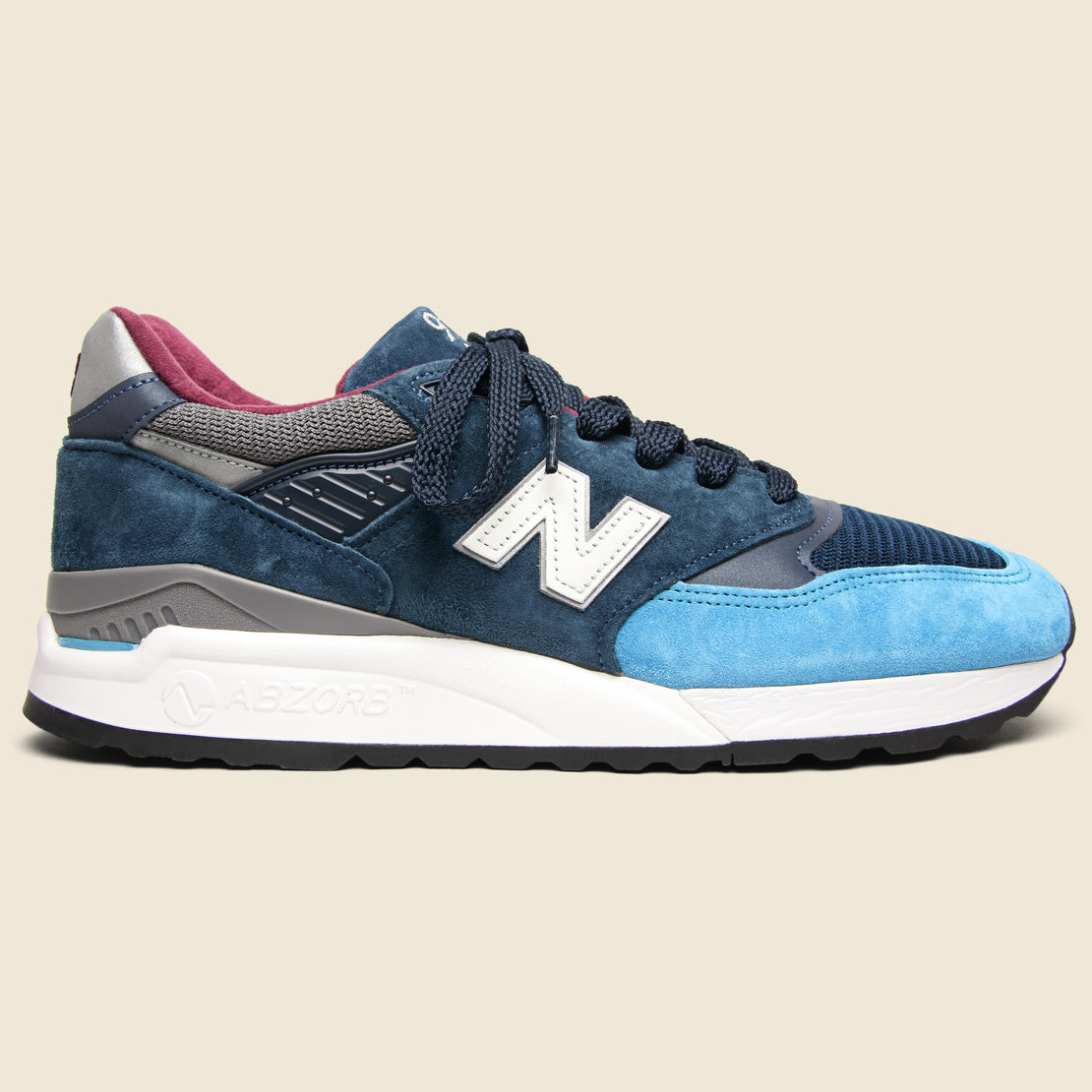 New Balance 998 Sneaker - Blue/Grey