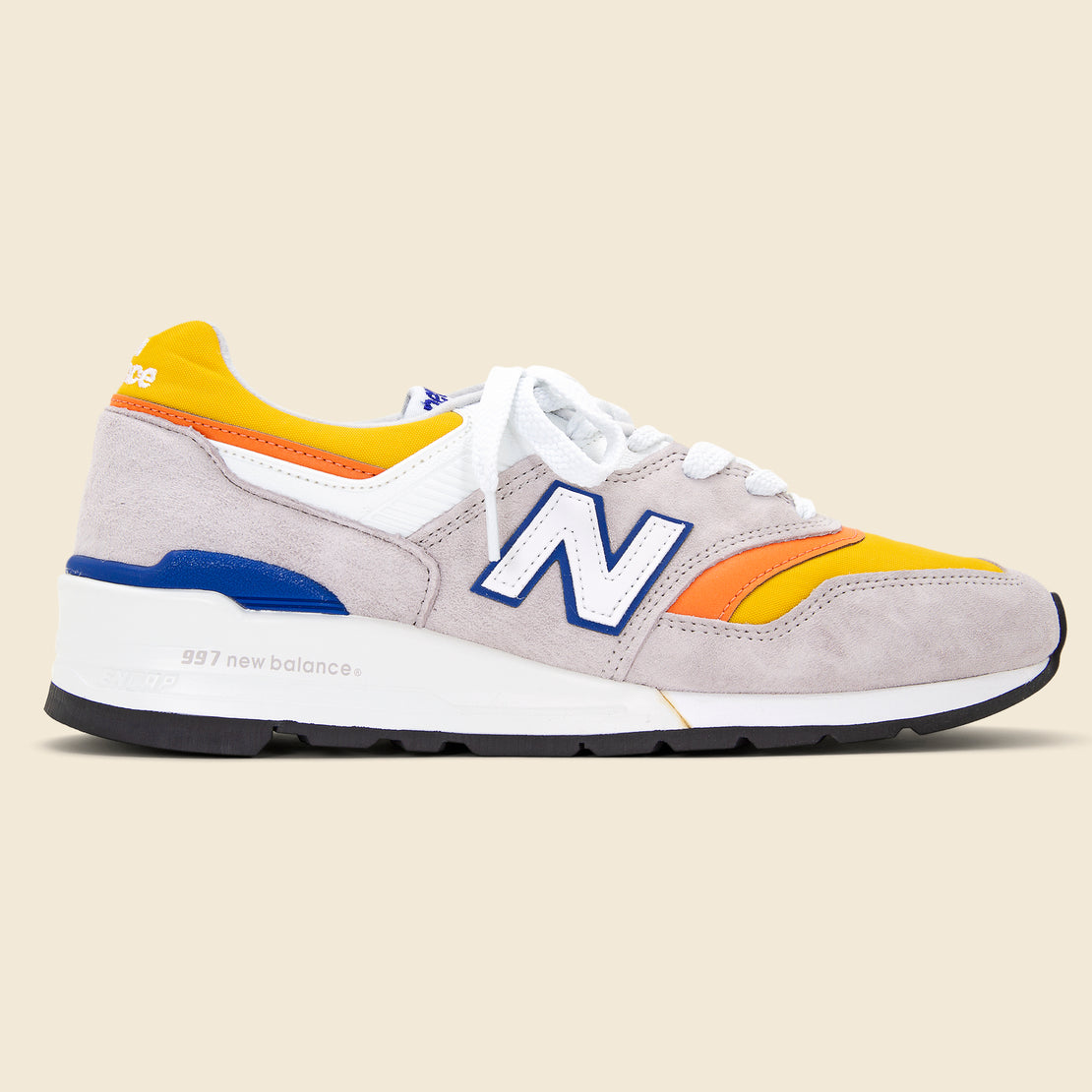 New Balance 997 Sneaker - Grey/Orange