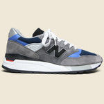 998 Sneaker - Grey/Blue - New Balance - STAG Provisions - Shoes - Athletic