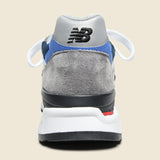 998 Sneaker - Grey/Blue - New Balance - STAG Provisions - Shoes - Athletic
