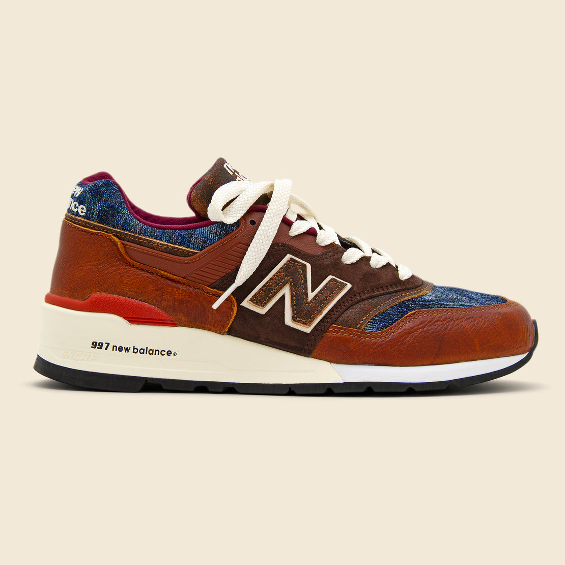 New Balance 997 Sneaker - Brown/Blue