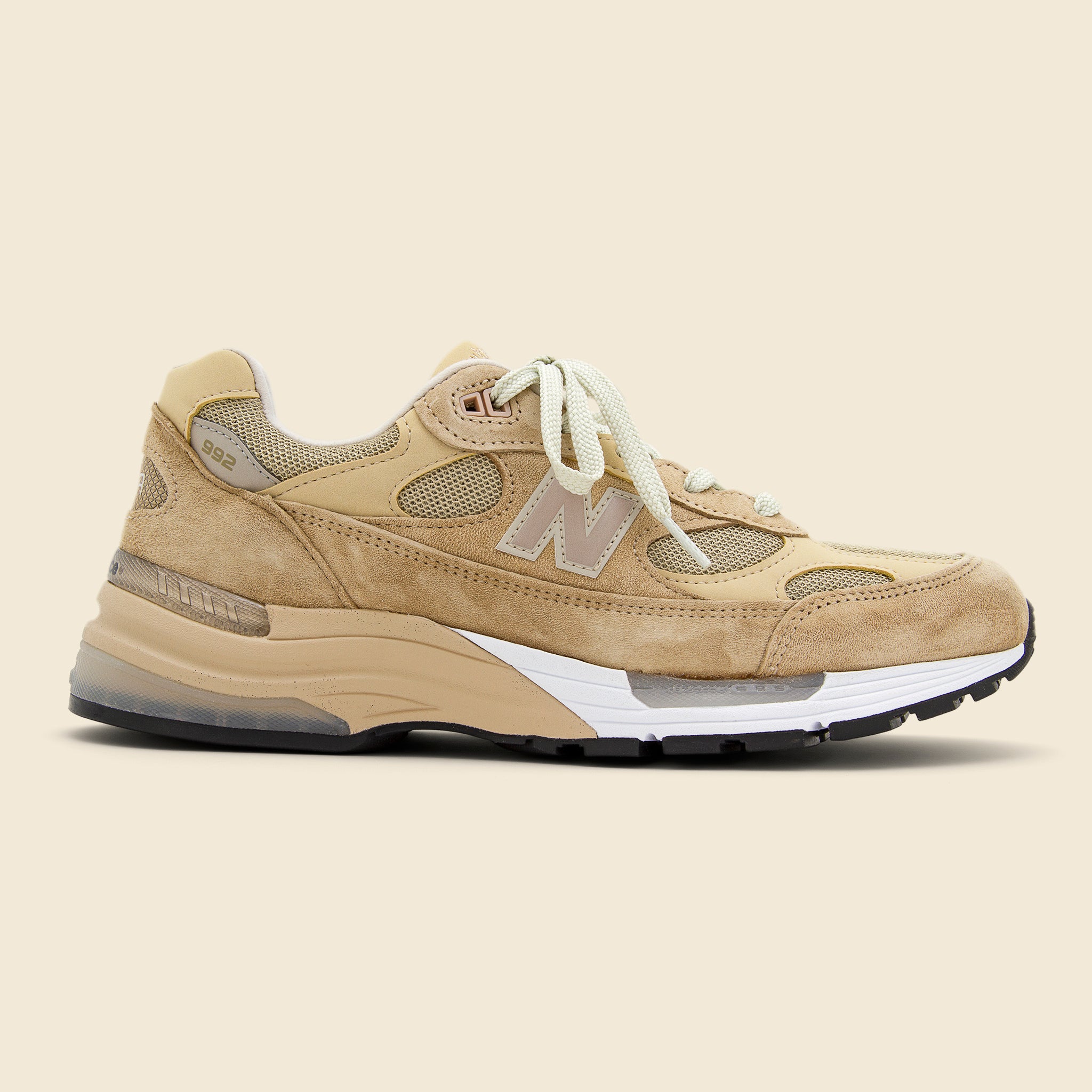 992 Sneaker - Tan/White - New Balance - STAG Provisions - Shoes - Athletic