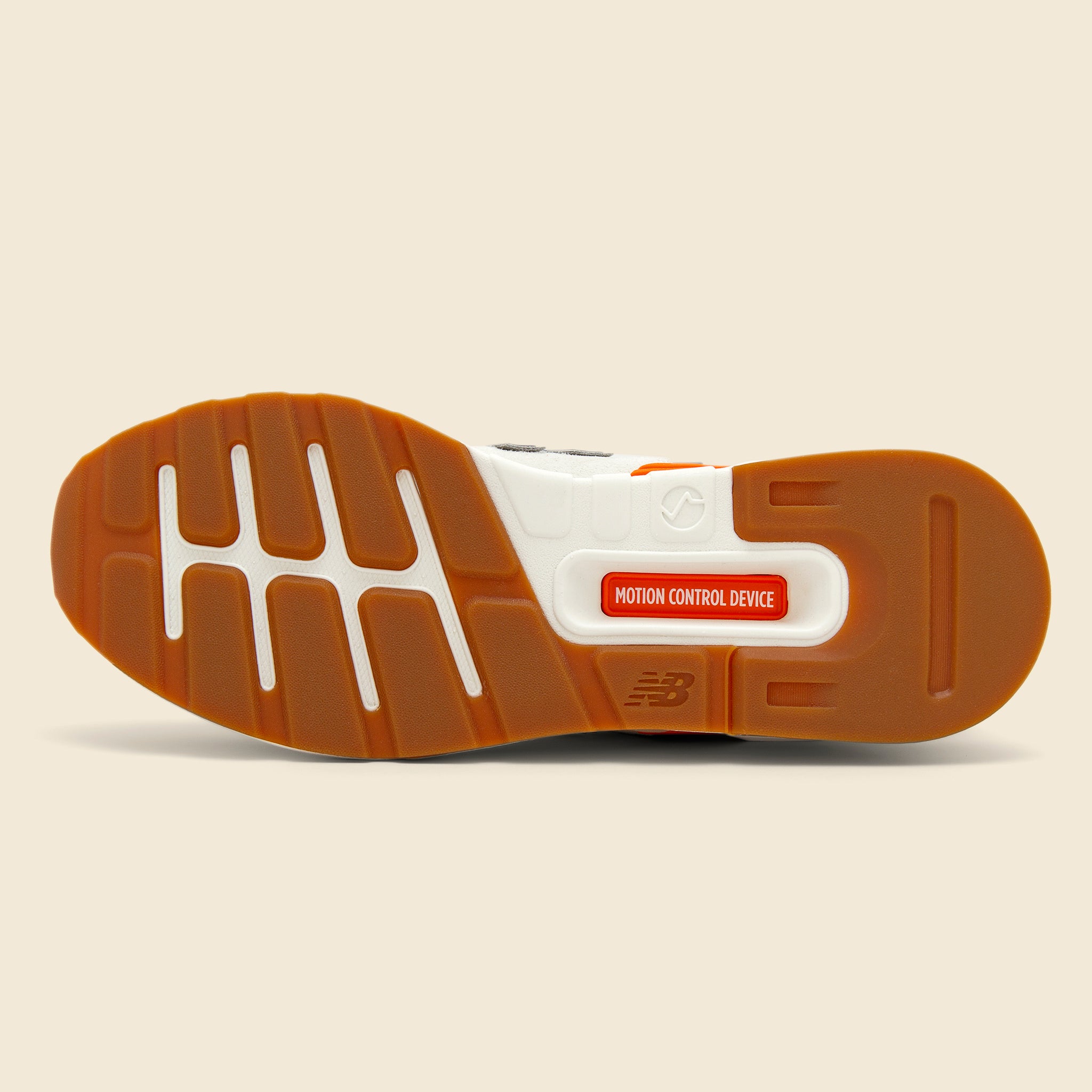 997 Sport Sneaker - Moonbeam/Varsity Orange - New Balance - STAG Provisions - Shoes - Athletic