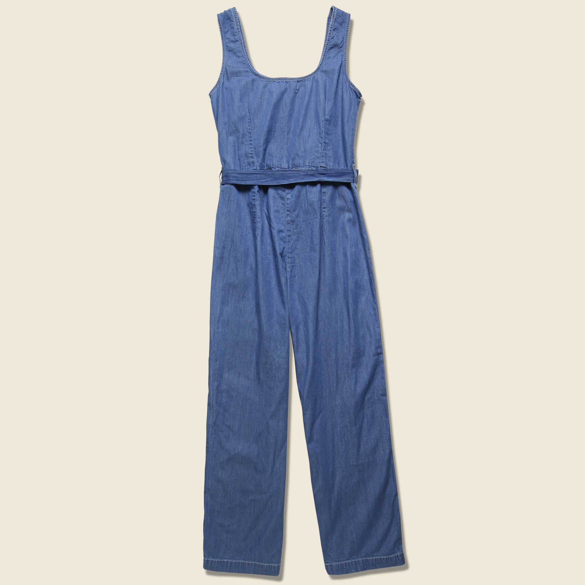 
                          Denim Jumpsuit - Blue - Nice Things - STAG Provisions - W - Onepiece - Jumpsuit
                        