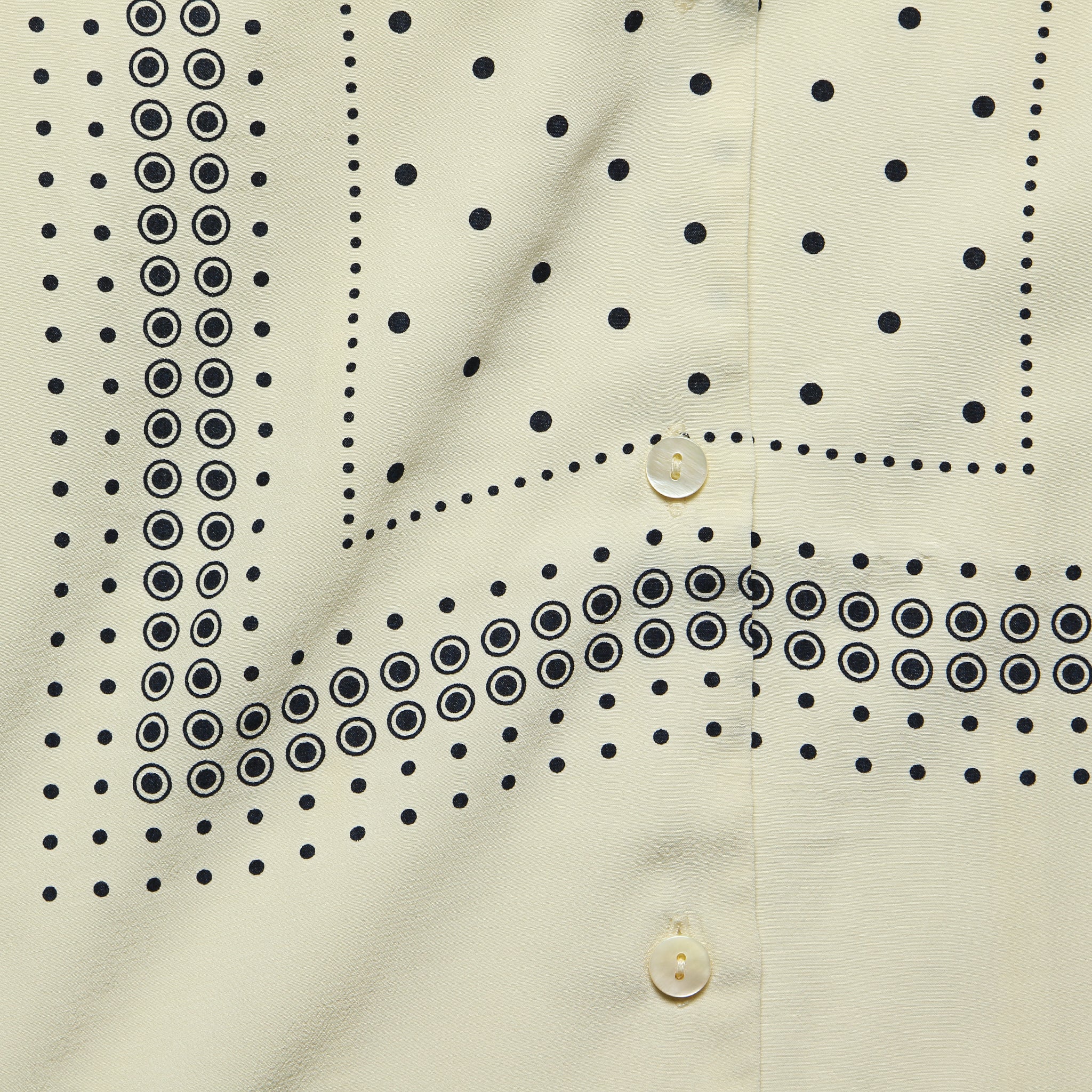 
                          Positional Dots Print Shirt - Ecru - Nice Things - STAG Provisions - W - Tops - S/S Knit
                        