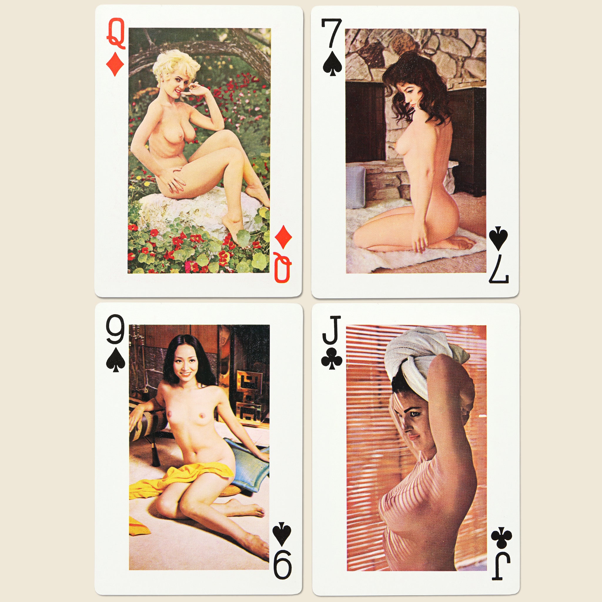 
                          1970s King Size Deck of Naughty Playing Cards - Vintage - STAG Provisions - One &amp; Done - Miscellaneous
                        