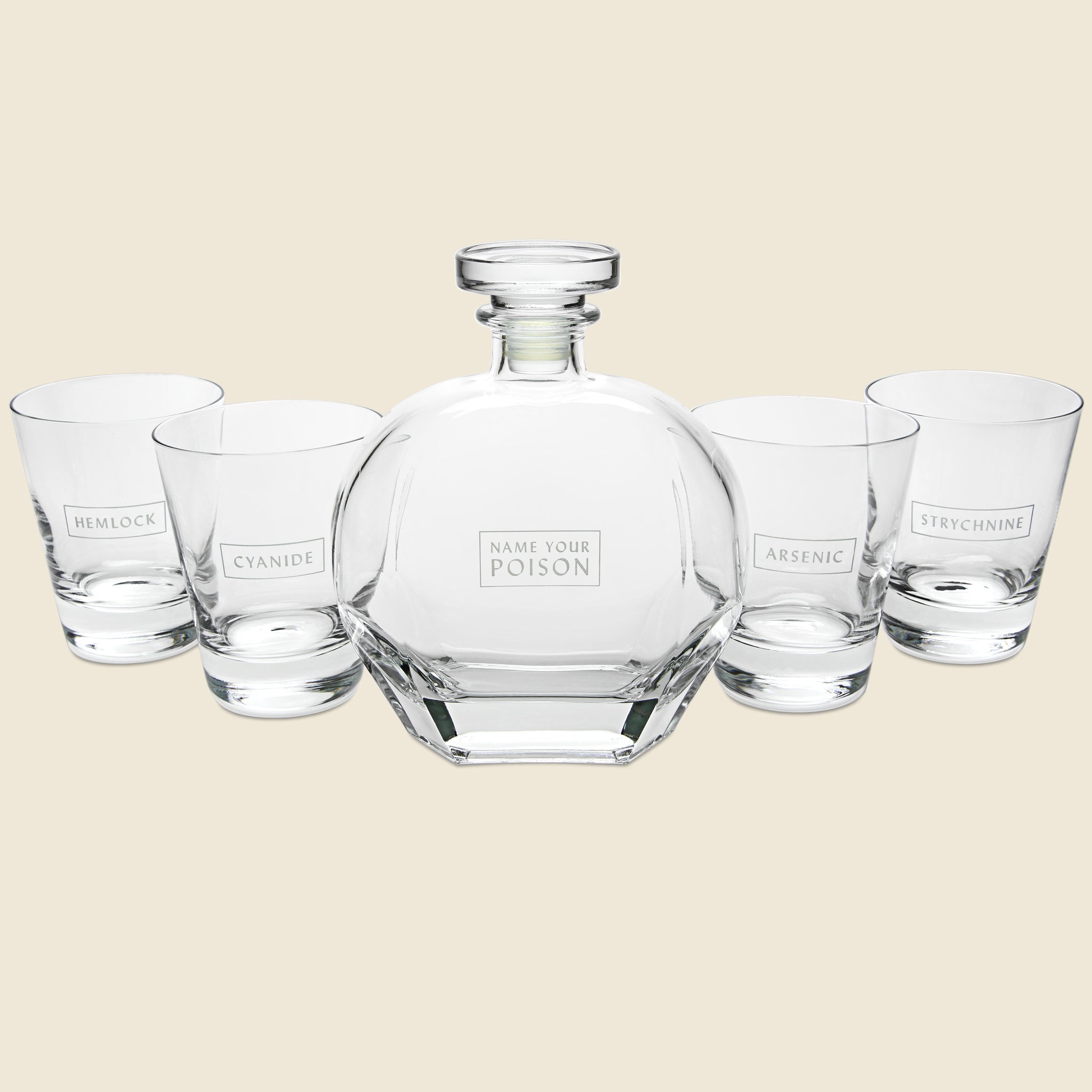 Name Your Poison Bar Set - Barware - STAG Provisions - Home - Bar & Entertaining - Barware
