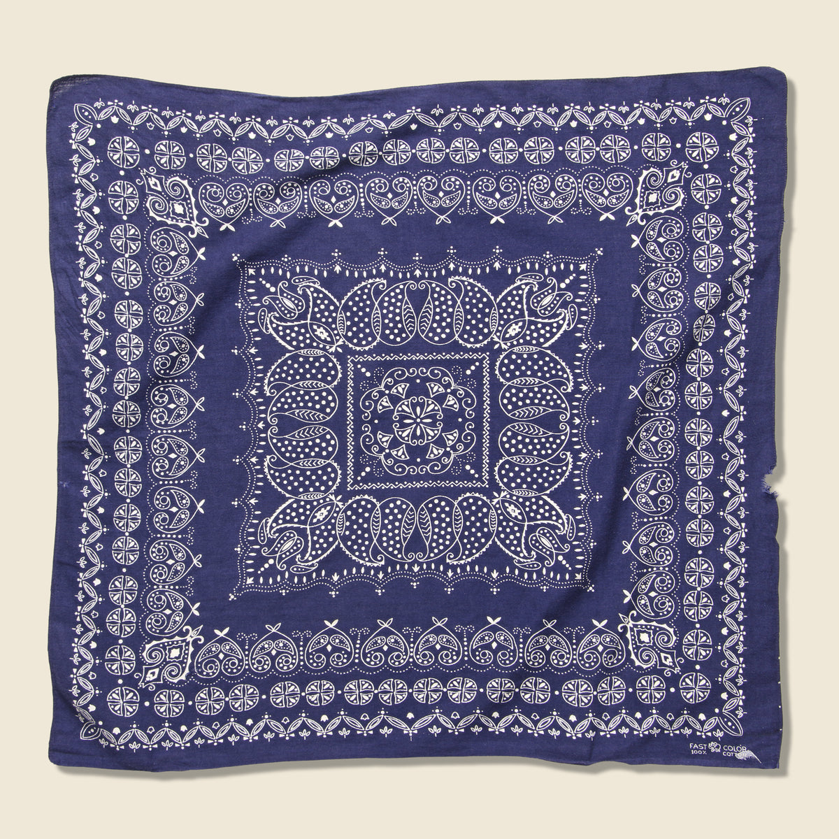 Fast Color Bandana - Blue & White Paisley – STAG Provisions