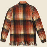Reversible Plaid Jacket - Brown/Red/Mustard/Black - Vintage - STAG Provisions - One & Done - Apparel
