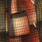 Reversible Plaid Jacket - Brown/Red/Mustard/Black - Vintage - STAG Provisions - One & Done - Apparel