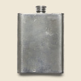 Etched Flask - Pewter - Vintage - STAG Provisions - One & Done - Barware & Smoking