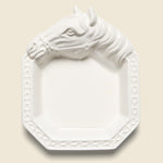 Porcelain Horse Catch All - White - Vintage - STAG Provisions - One & Done - Miscellaneous