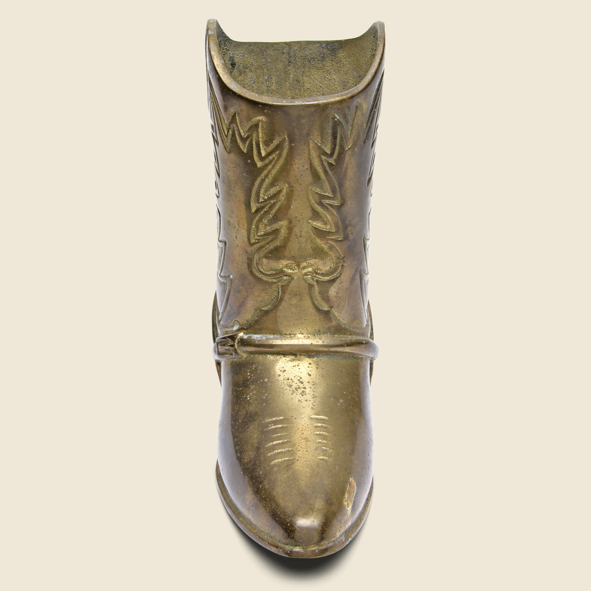 
                          Brass Boot With Spur - Left - Vintage - STAG Provisions - One &amp; Done - Miscellaneous
                        