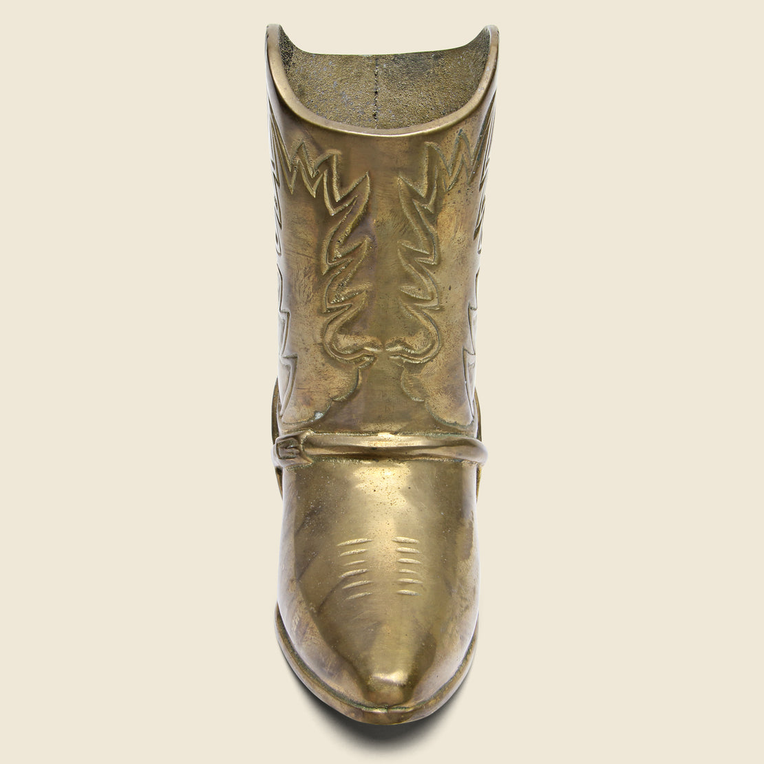 Brass Boot With Spur - Right - Vintage - STAG Provisions - One & Done - Miscellaneous