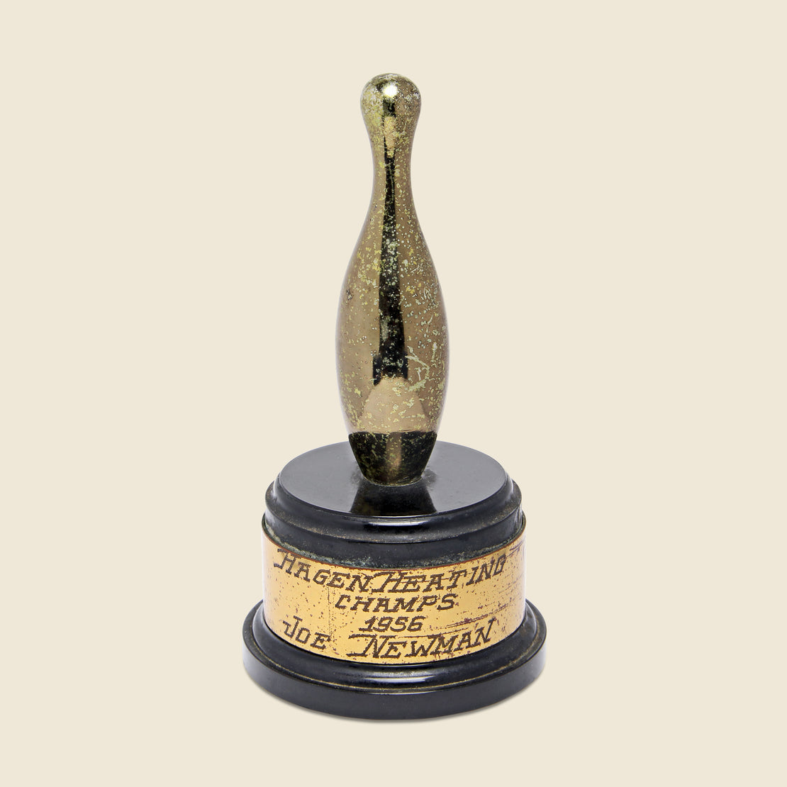 Vintage 1956 Hagen Heating Bowling Trophy