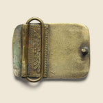 Pot Leaf Belt Buckle - Brass - Vintage - STAG Provisions - One & Done - Accessories & Jewelry