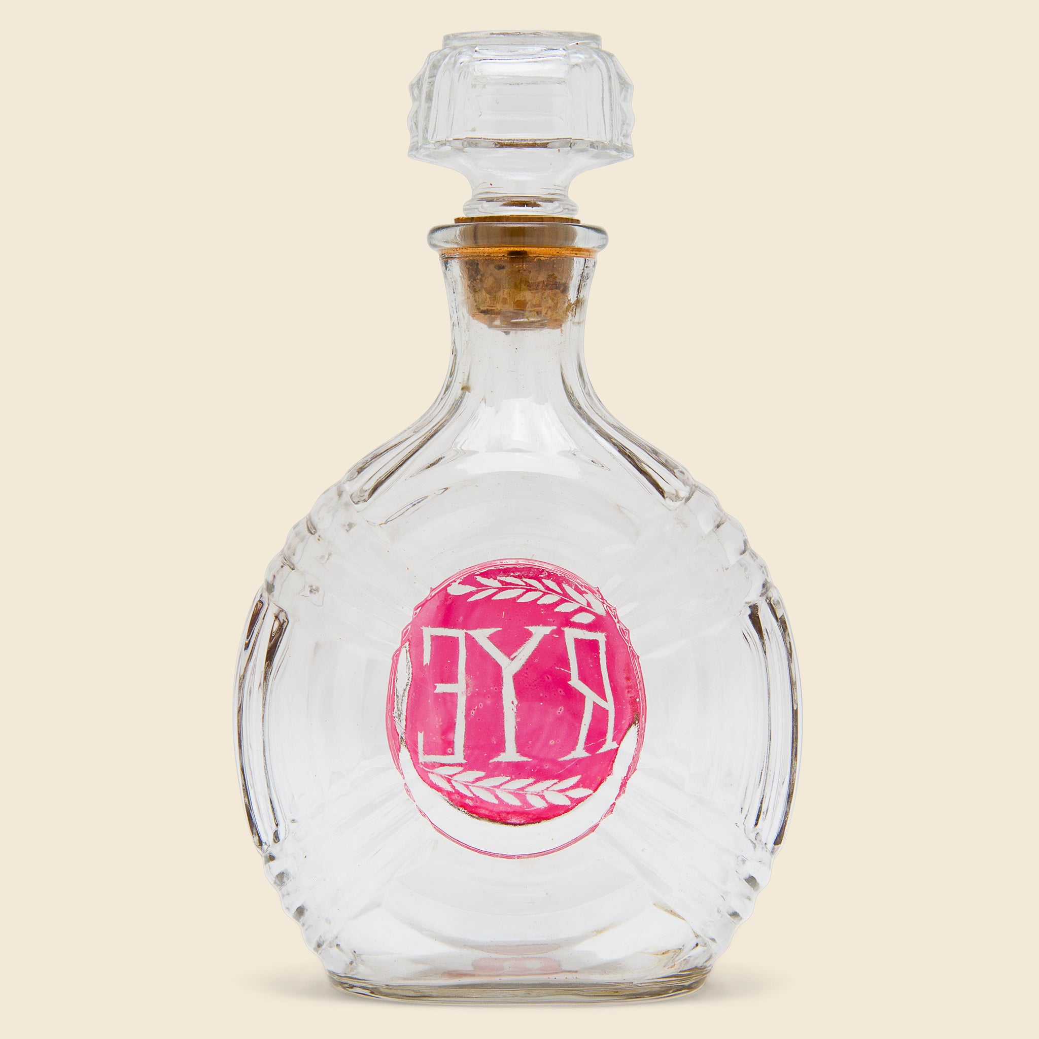 Glass Rye Decanter - Vintage - STAG Provisions - One & Done - Barware & Smoking