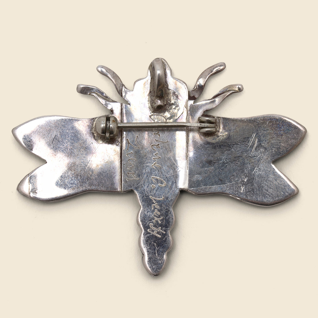 Zuni Dragonfly Pin - Sterling Silver - Vintage - STAG Provisions - W - One & Done - Accessories & Jewelry